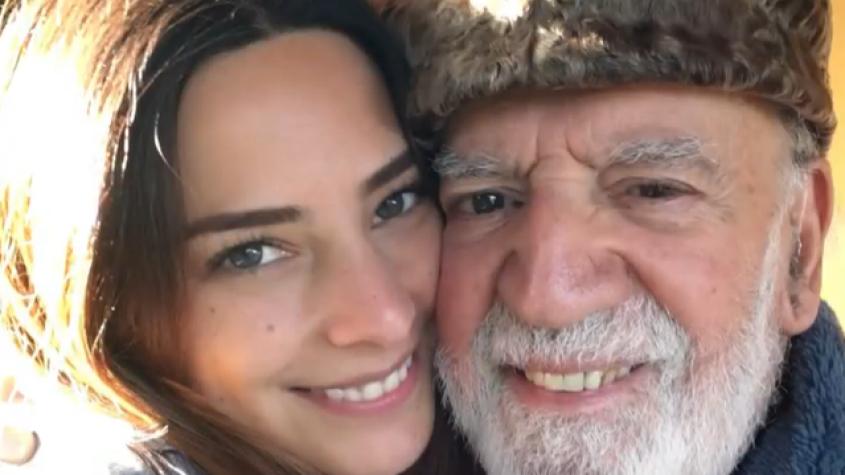 Daniela Castillo junto a su padre