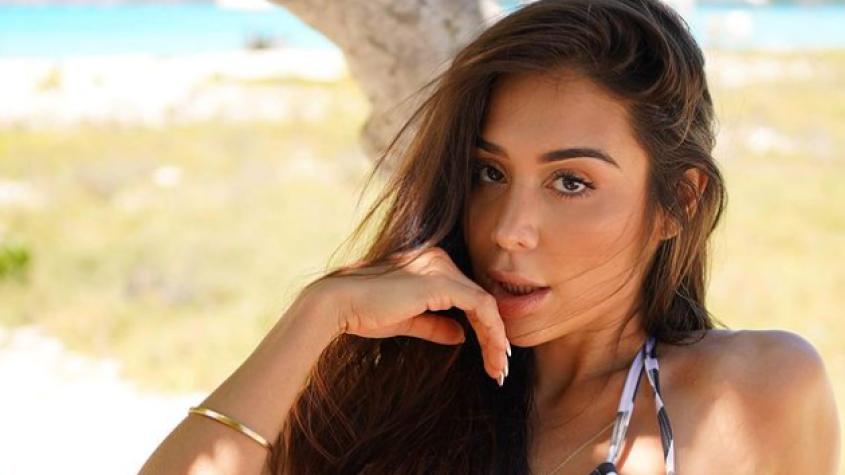 El coqueto bikinazo con el que Chama volvió a encender las redes: "Ese abdomen por Dios"