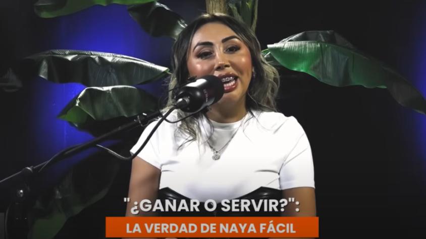 Naya Fácil reveló que no descarta ingresar al reality Ganar o Servir: "Quiero reconsiderarlo"