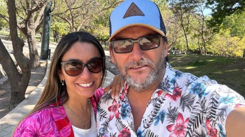 Daniel Fuenzalida junto a su pareja, Alejandra Chocair