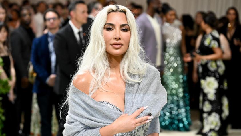 Kim Kardashian en la Met Gala 2024 (Getty)