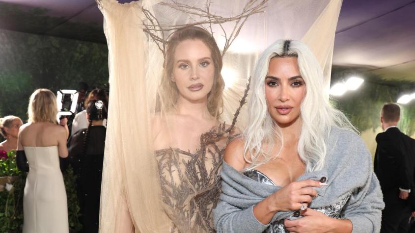 Lana del Rey y Kim Kardashian en la Met Gala 2024 (Getty)