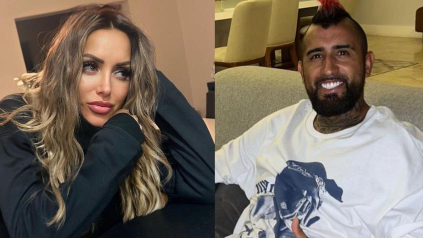 Marité Matus y Arturo Vidal