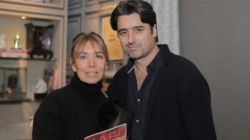 Jorge Zabaleta junto a su esposa