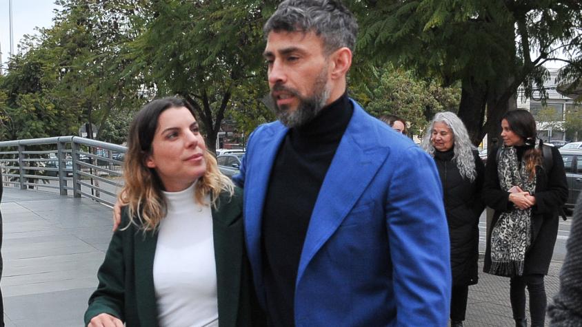 Maite Orsini junto a Jorge Valdivia