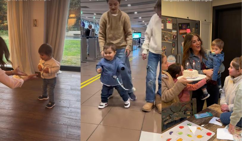 María Luisa Godoy celebró el cumpleaños número dos de su pequeño hijo Domingo: "oficialmente camina"