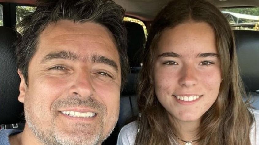 Jorge Zabaleta y su hija milagros